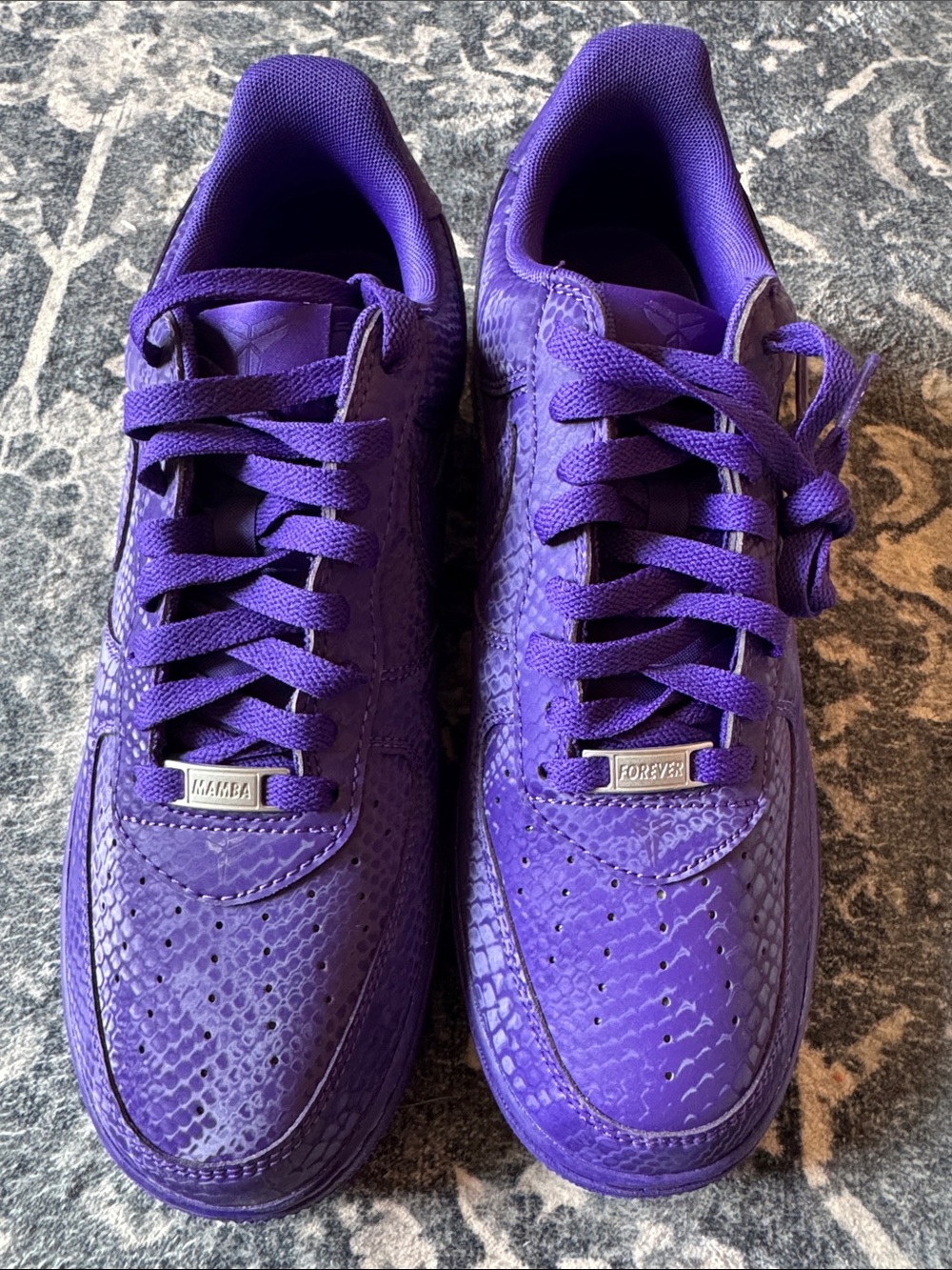 Nike Kobe Bryant x Air Force 1 Low Court Purple Size 9.5 MENS